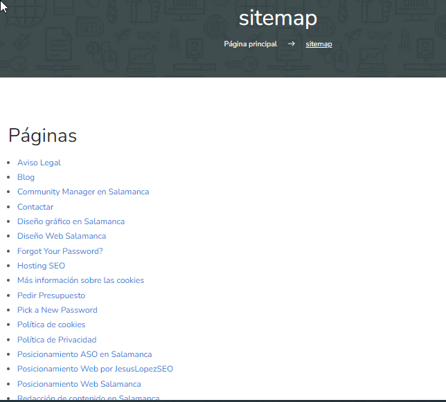 ejemplo sitemap